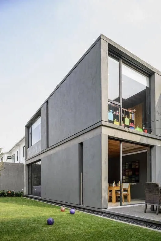 Modern prefab home exterior