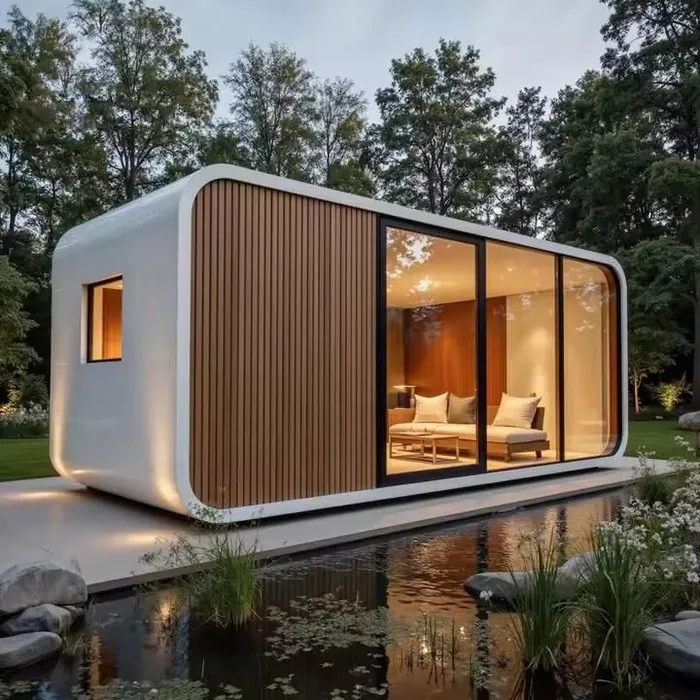 Prefab pod exterior