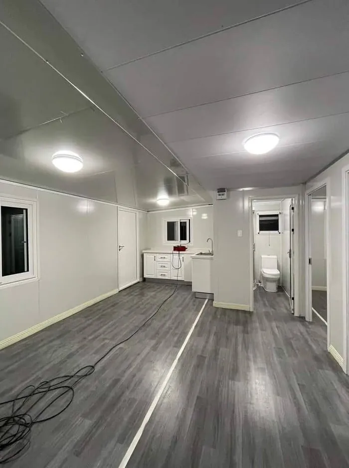 Prefab home bathroom